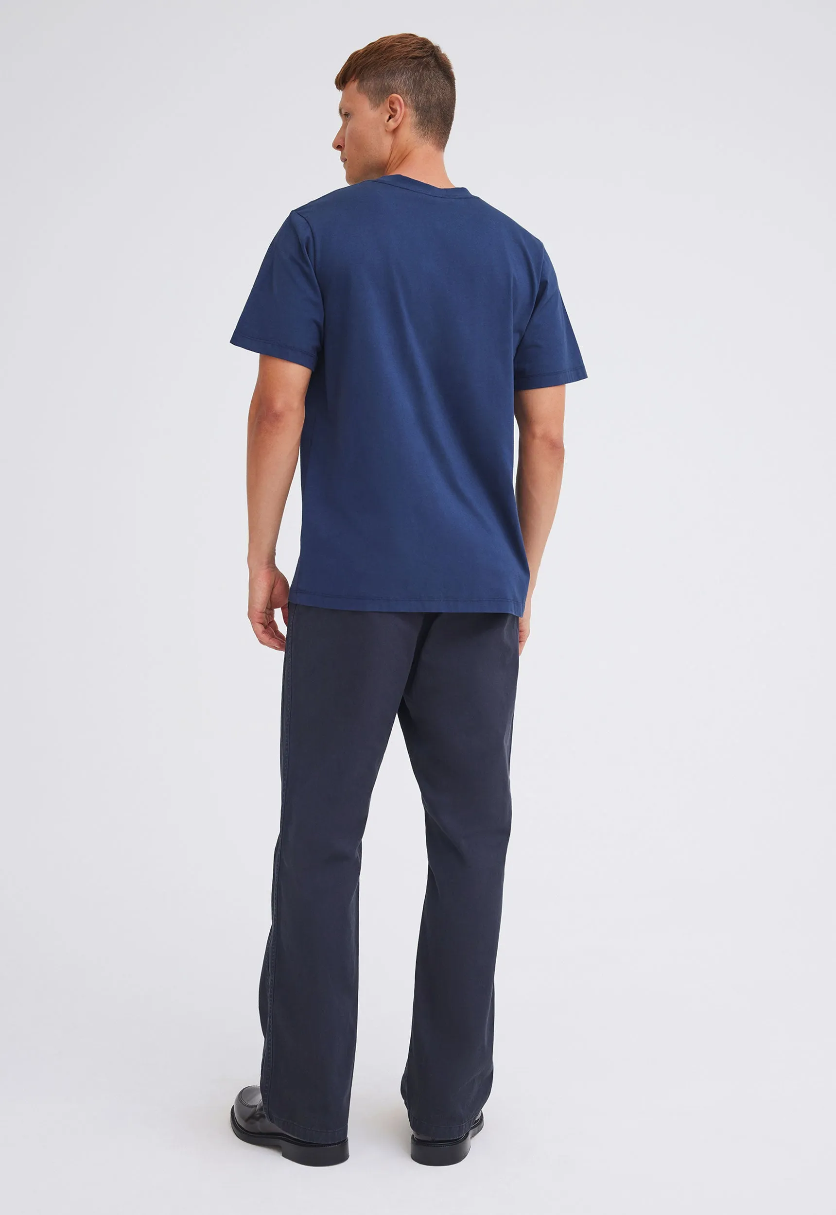 Mills Cotton Tee - Skipper Blue