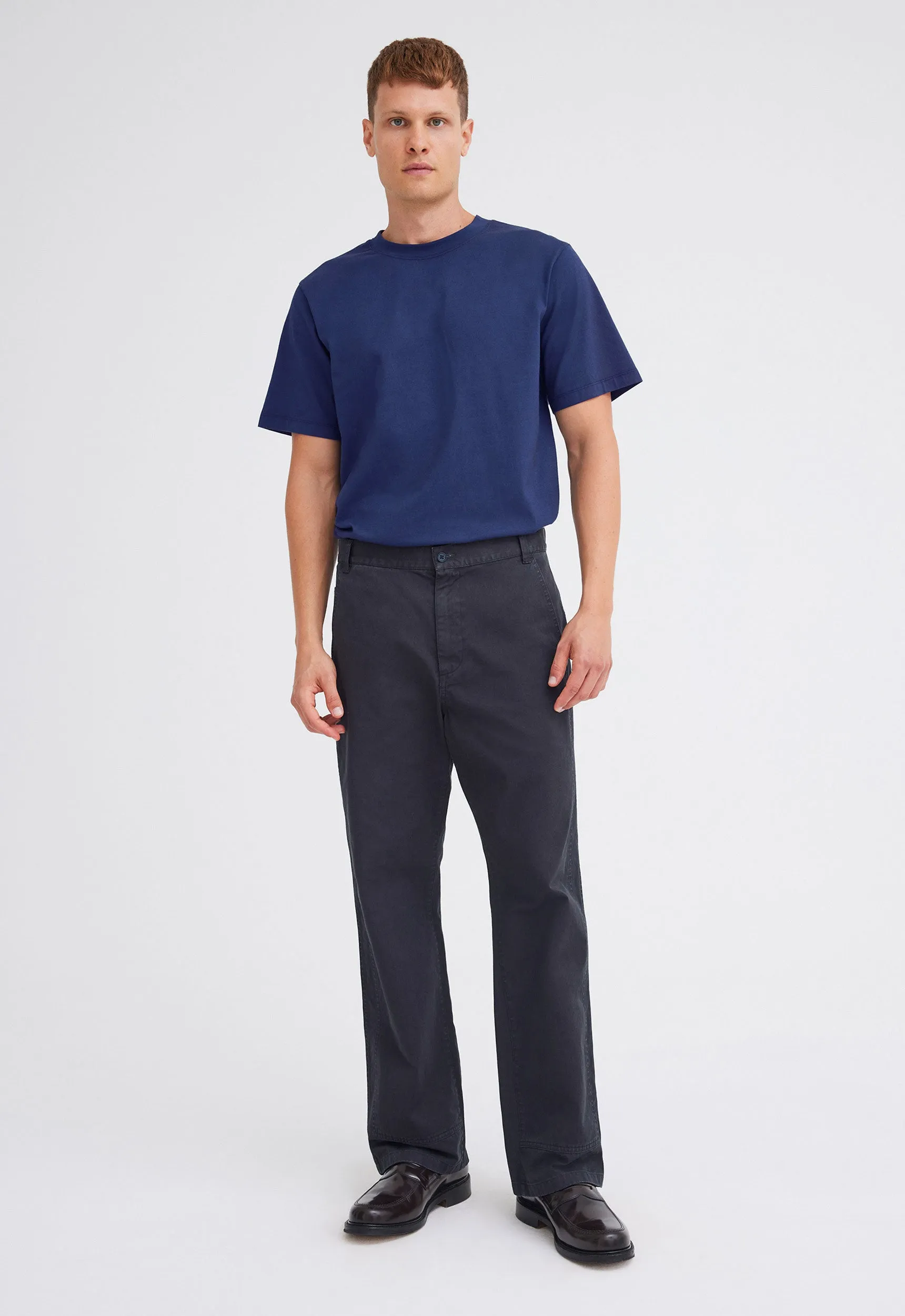Mills Cotton Tee - Skipper Blue