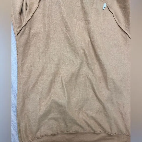 Missguided oversized hoodie in camel US 6/UK 10 , MEDIUM
