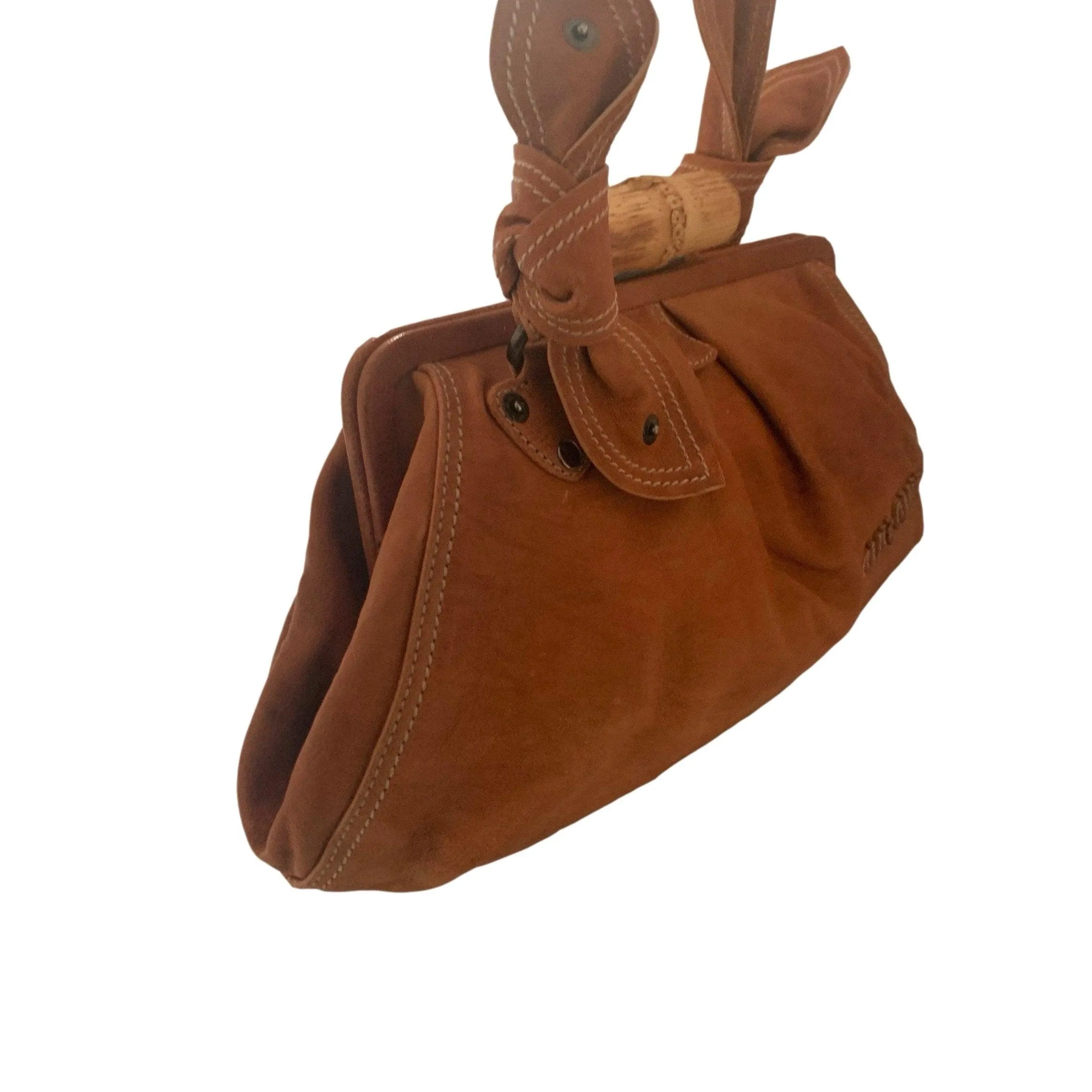 Miu Miu Tan Leather Shoulder Bag