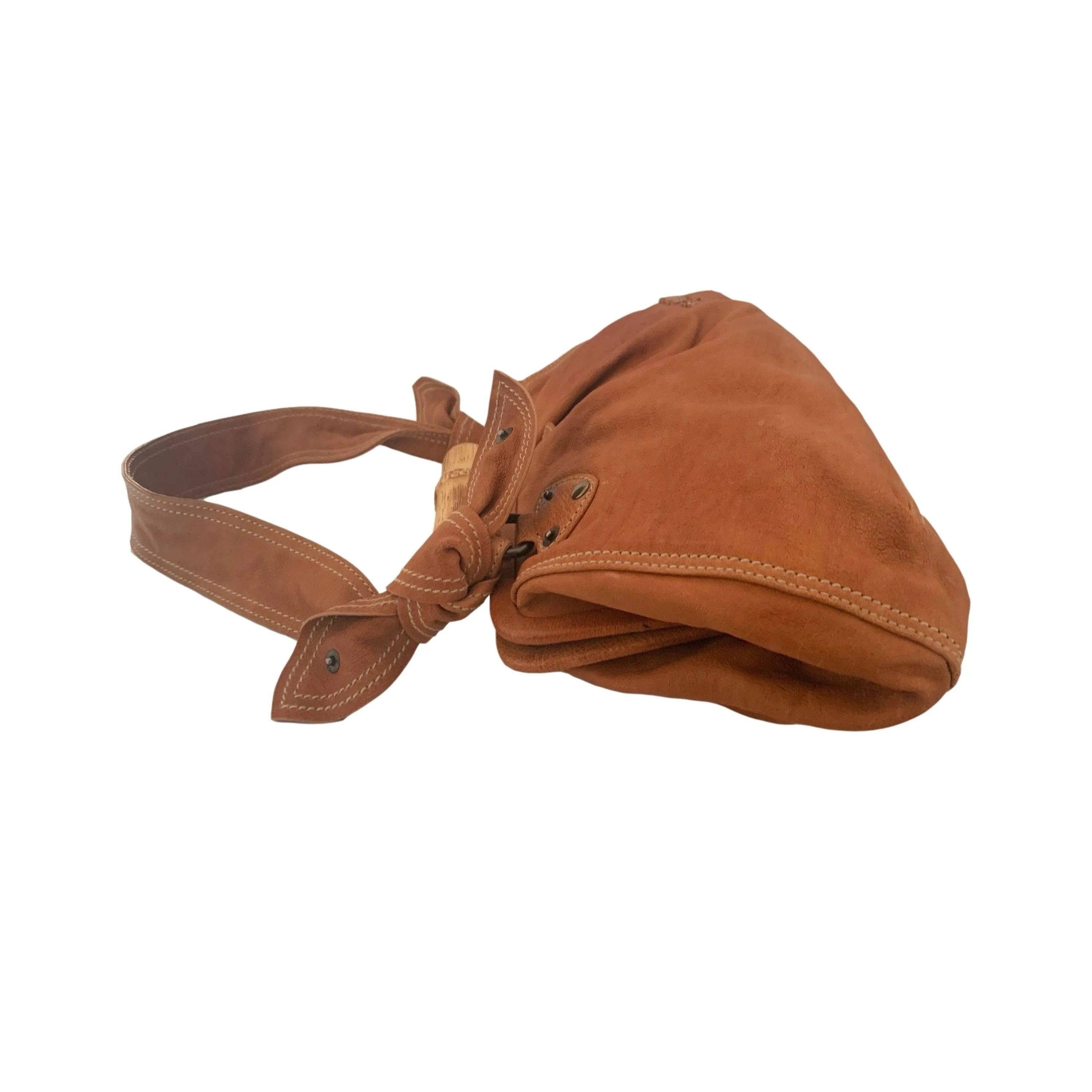 Miu Miu Tan Leather Shoulder Bag