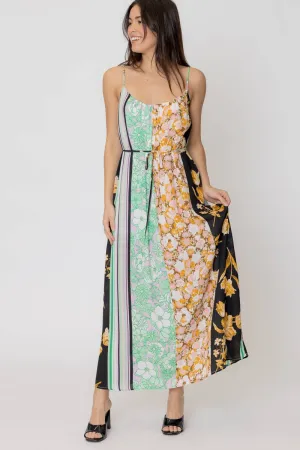 Mixed Media Maxi Dress