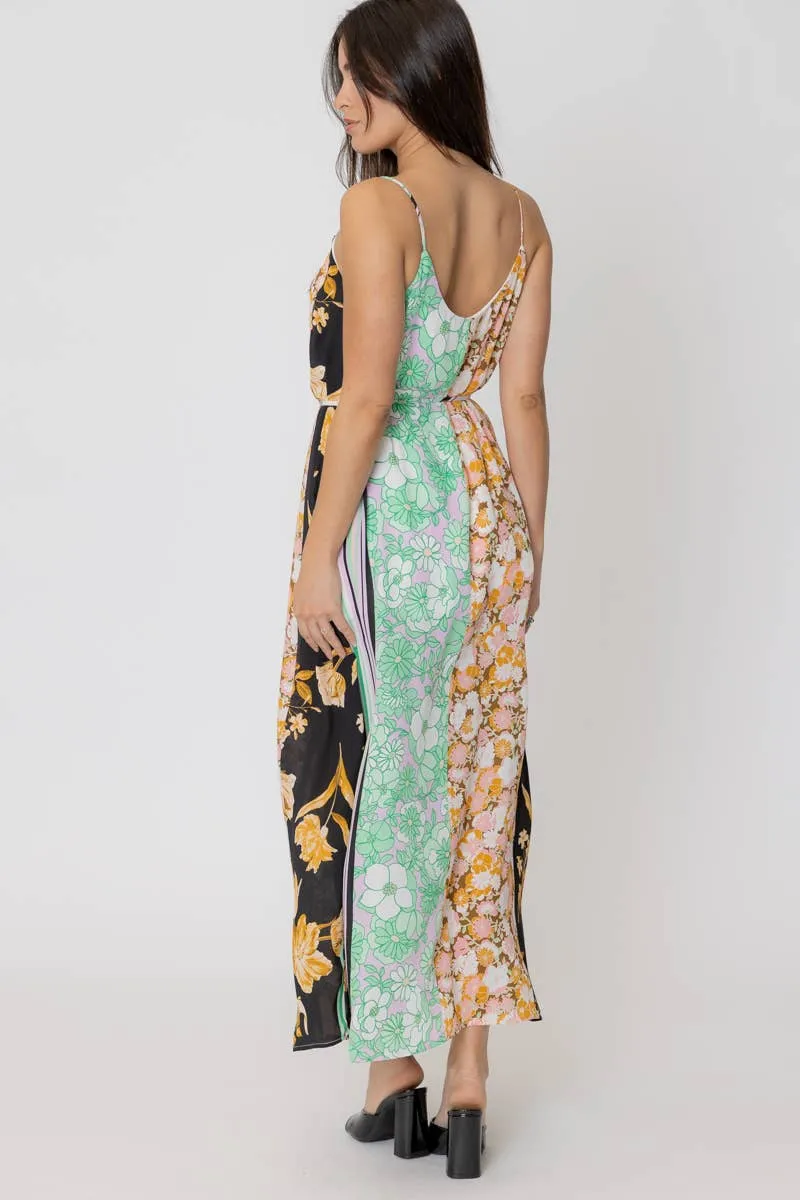 Mixed Media Maxi Dress