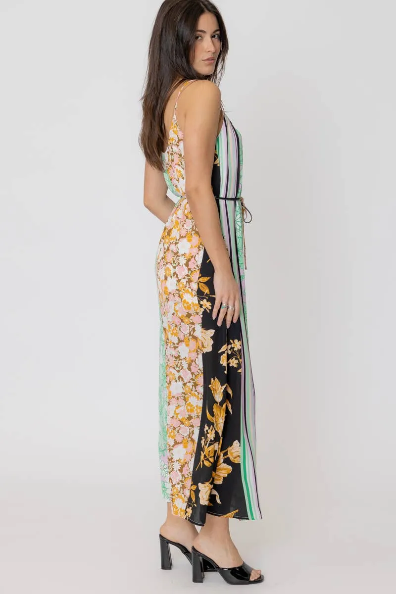 Mixed Media Maxi Dress
