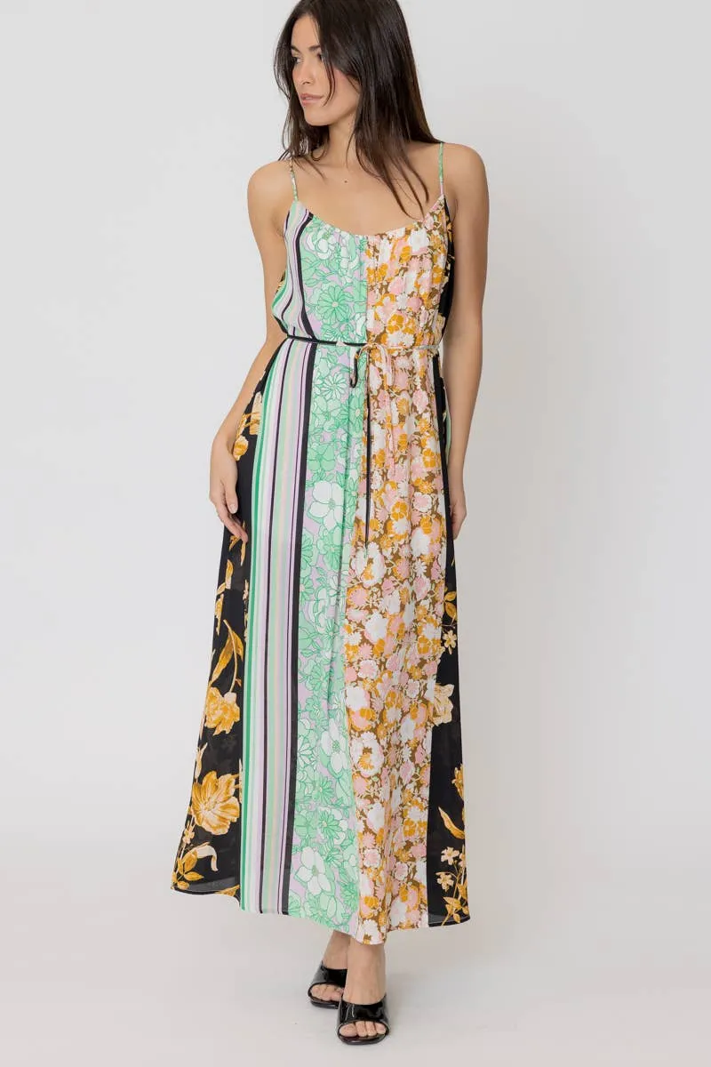Mixed Media Maxi Dress