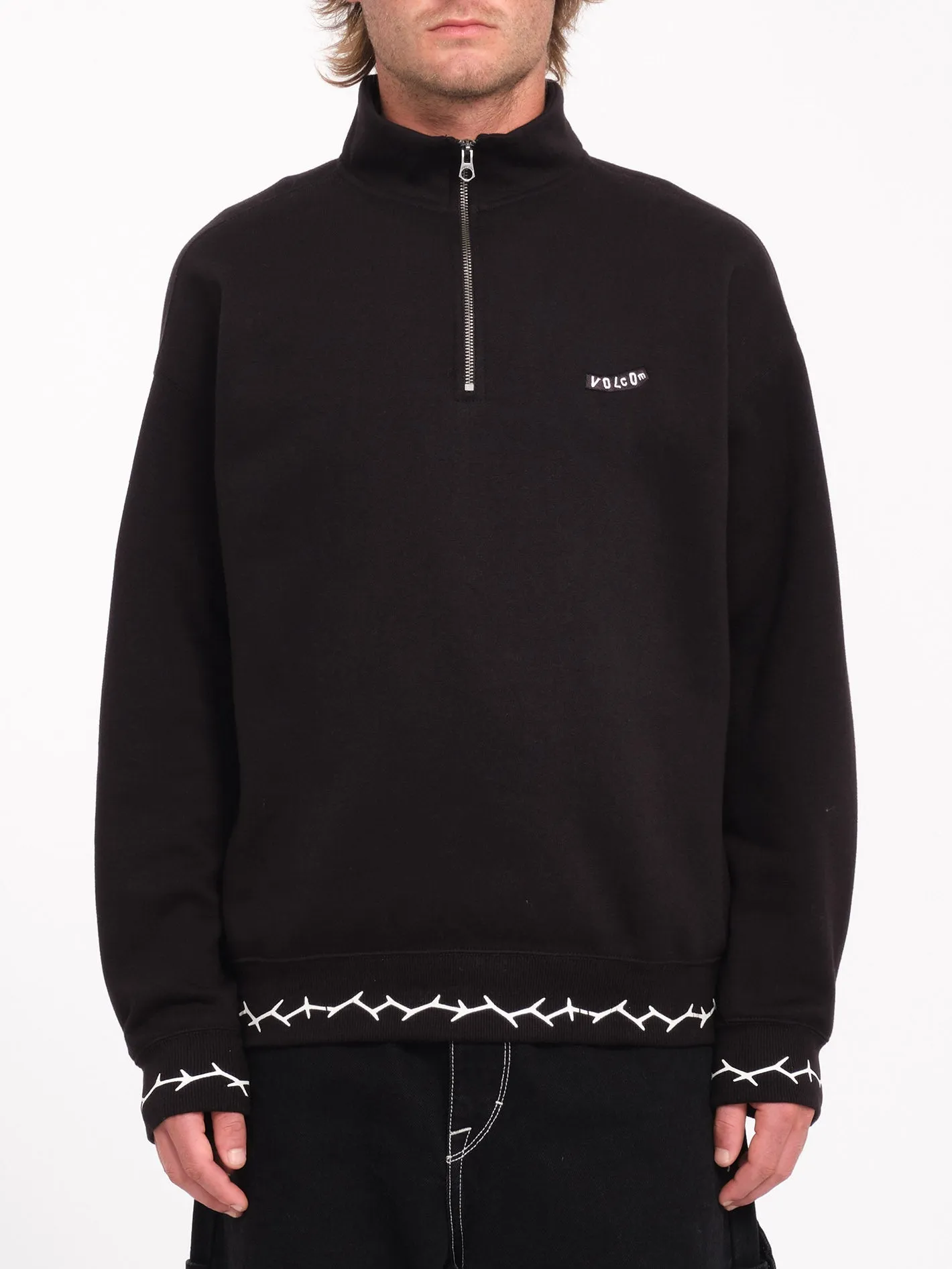Mocklov 1/2 Zip Sweatshirt - Black
