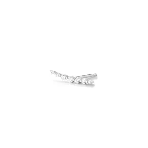 Monica| Single Diamond Bar Stud