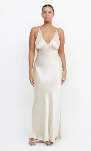 MOON DANCE V MAXI DRESS - SAND
