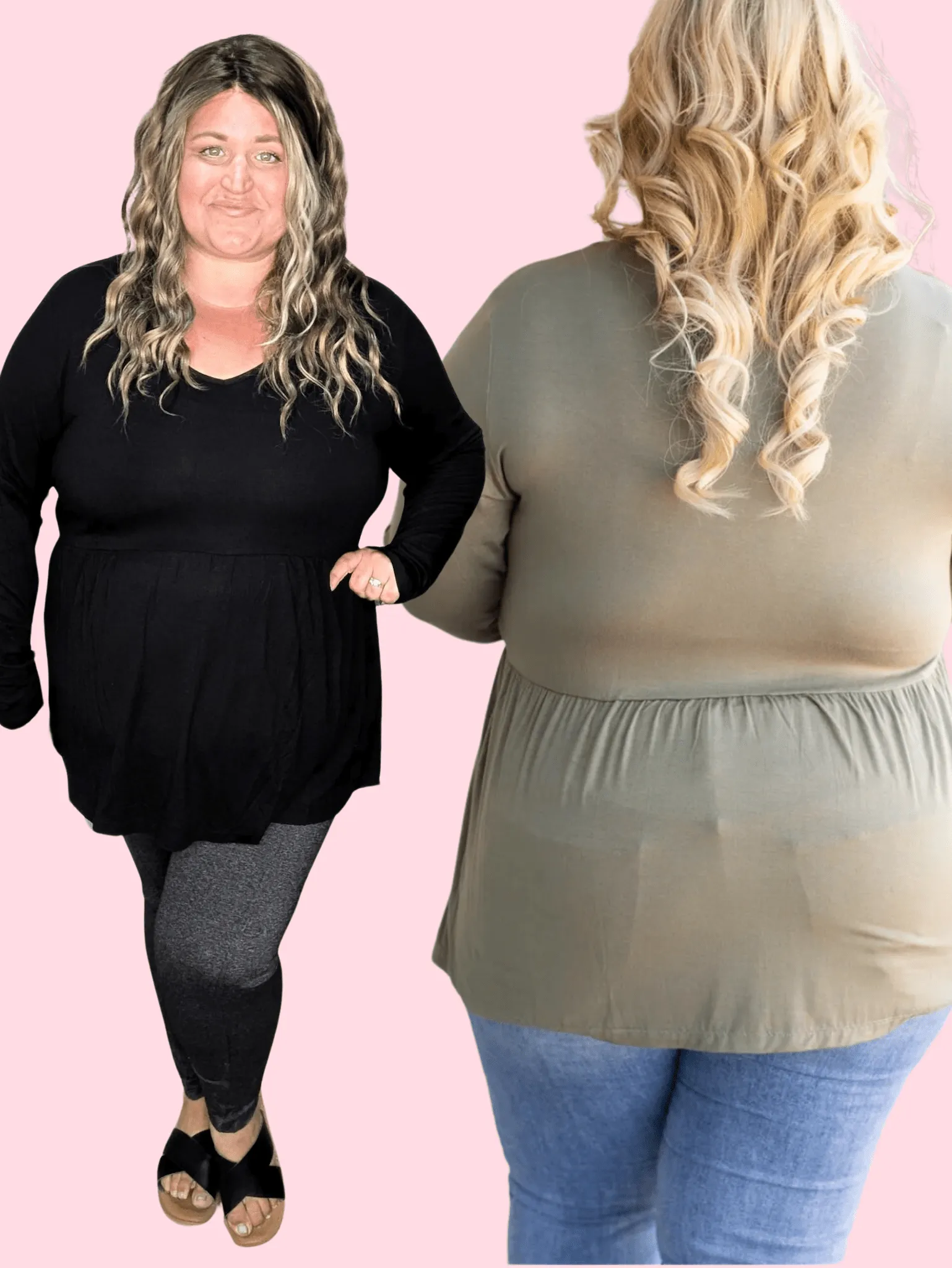 Morgana Luxe Long Sleeve Mini Ruffle Tee (6 colors)