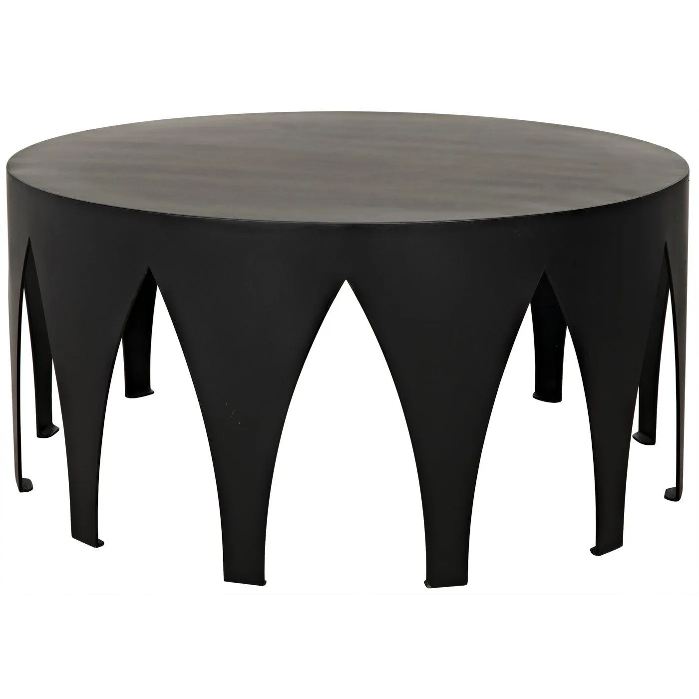 Morocco Coffee Table, Black Steel
