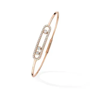 Move Pave Thin Bangle