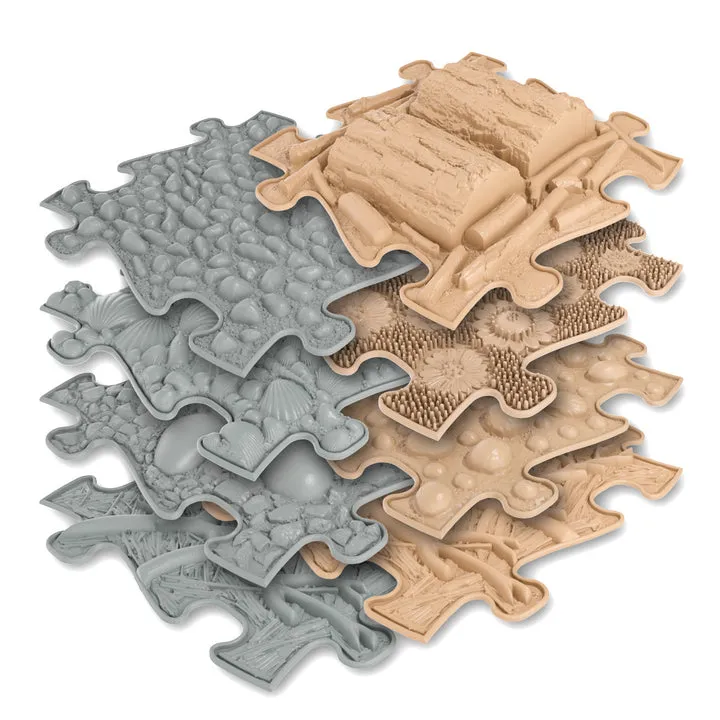Muffik Natural Sensory Playmat Set