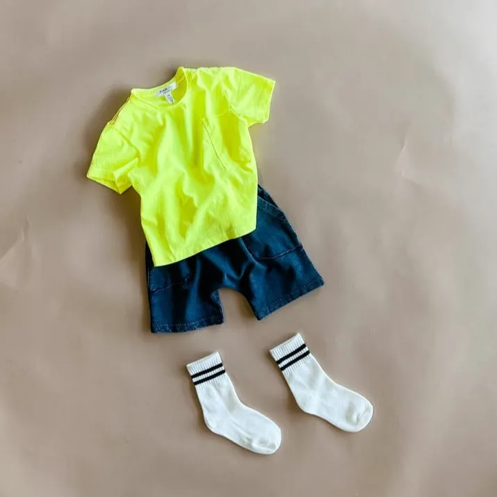 MURRAY VINTAGE TEE | YELLOW NEON