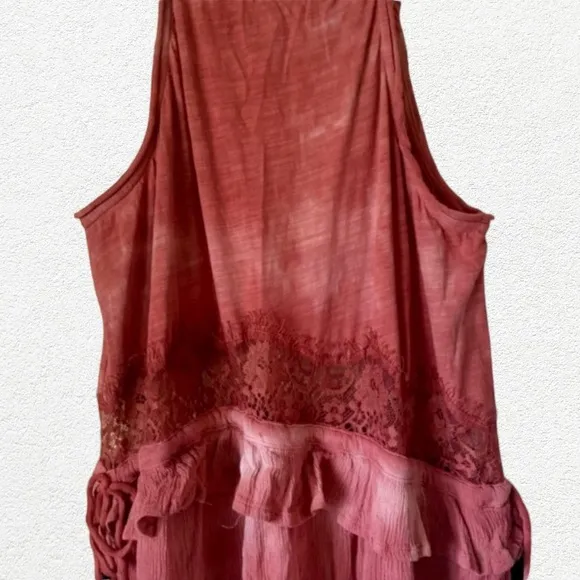 Mustard Seed Red Maxi Dress Size Medium