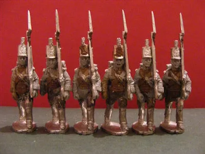 NBR013 British / KGL Infantry - Centre Co. Marching - trousers with backpacks - stovepipe shako (6)
