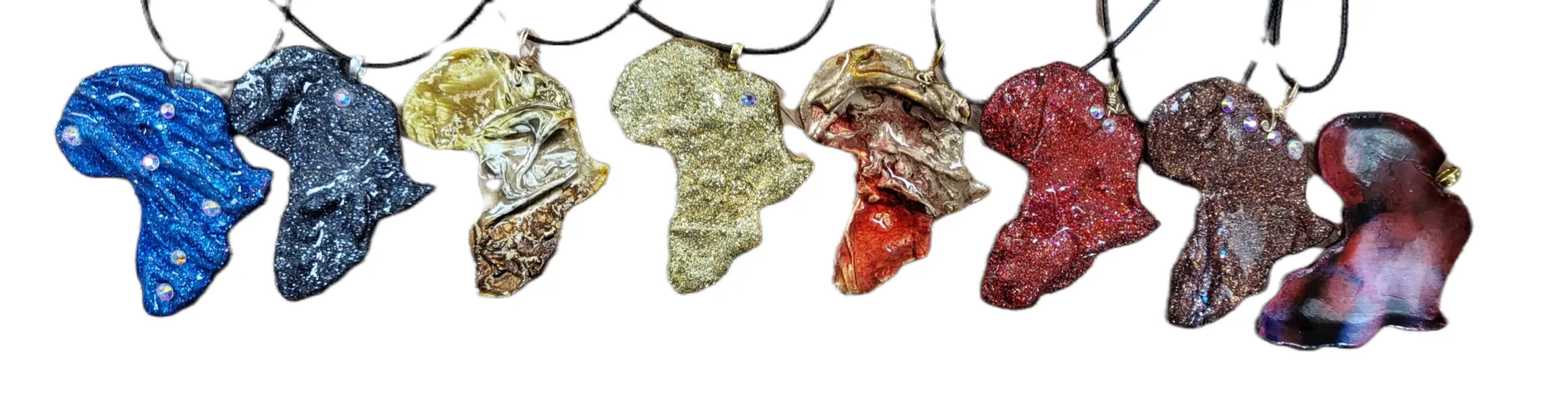 Necklace Hand-Crafted Map of Africa