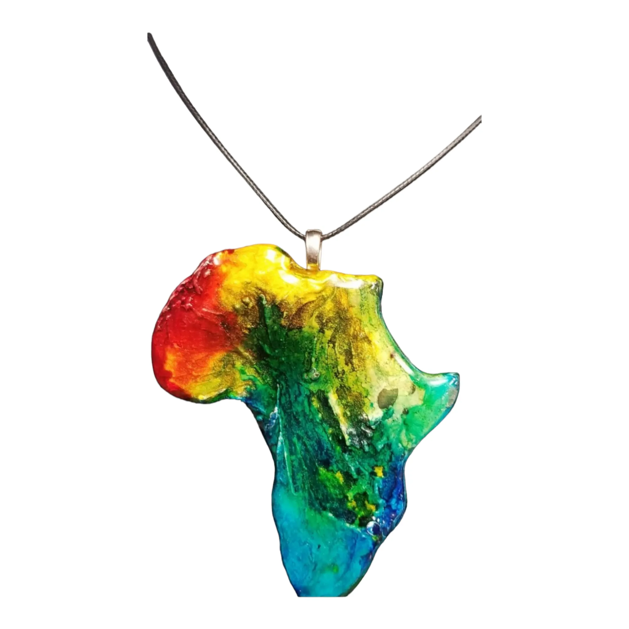 Necklace Hand-Crafted Map of Africa