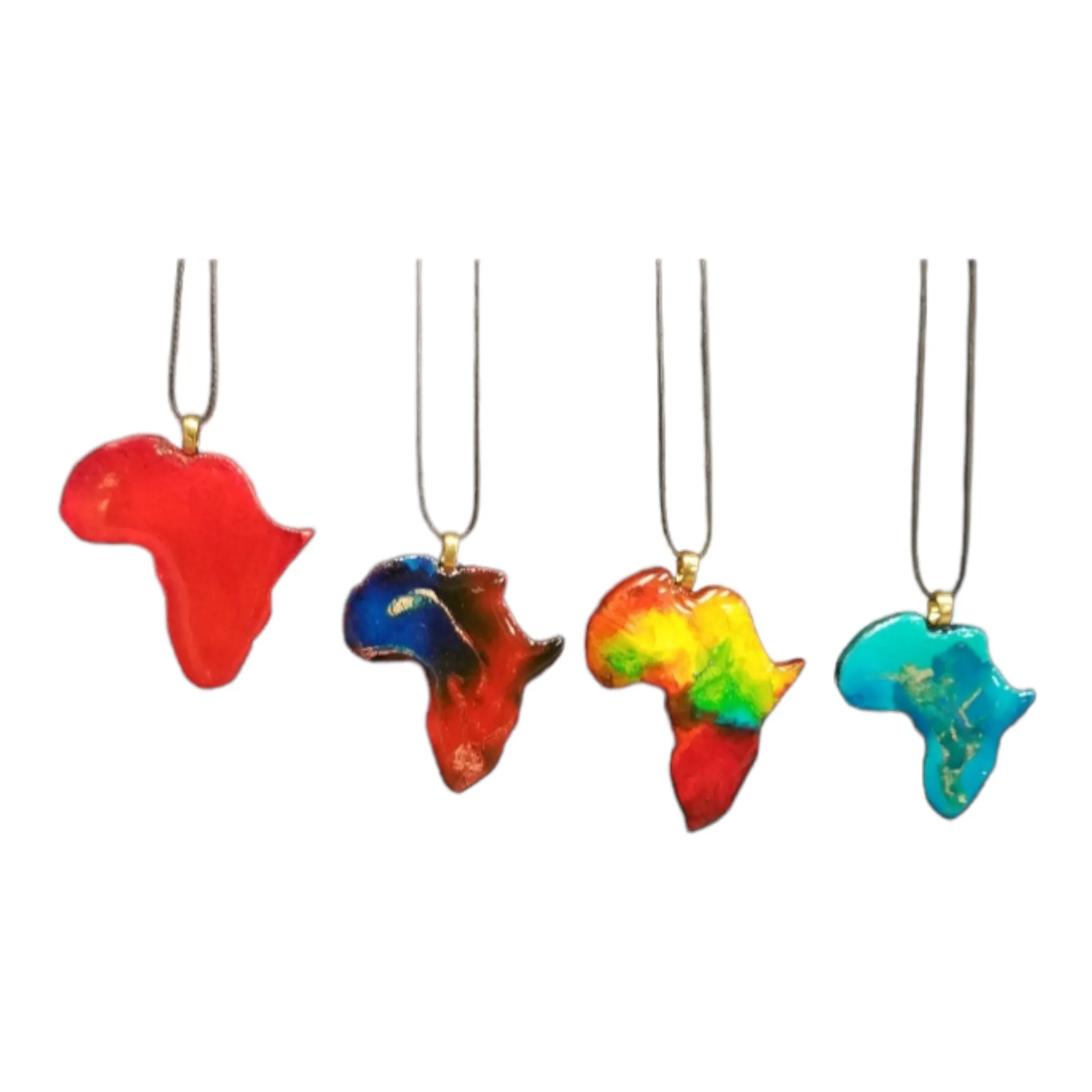 Necklace Hand-Crafted Map of Africa