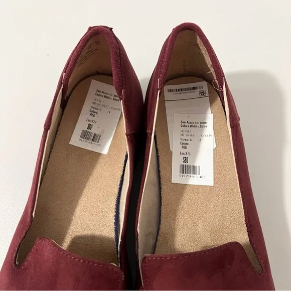 New Dr. Scholl's Women's Burgundy Jetset Loafer Size 8.5