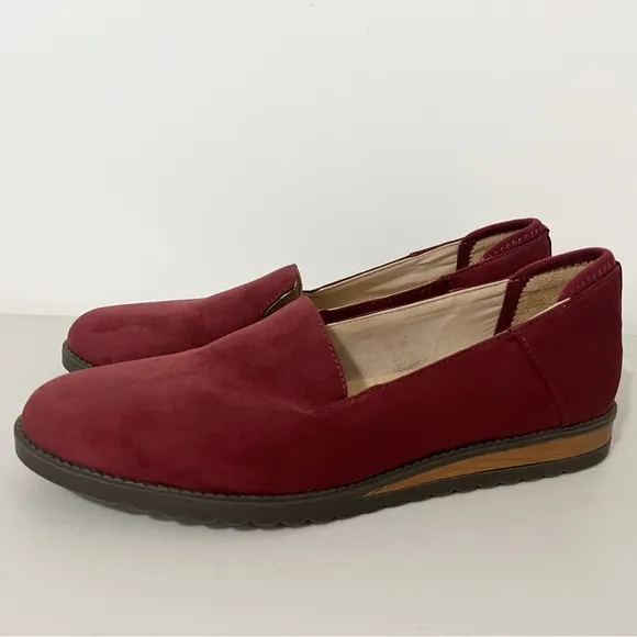 New Dr. Scholl's Women's Burgundy Jetset Loafer Size 8.5