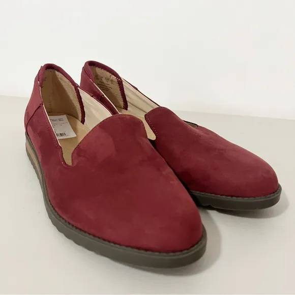 New Dr. Scholl's Women's Burgundy Jetset Loafer Size 8.5
