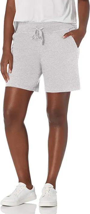 New Hanes Women's Jersey Short in Light Steel Grey, Sz M! Ultra comfy great for lounging!