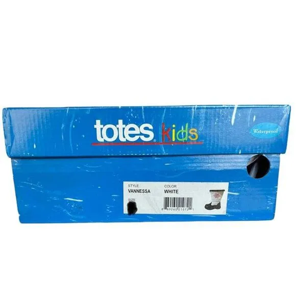 New with TAG Totes Kids VANESSA White Boots for girls