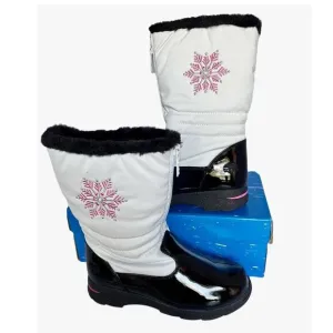 New with TAG Totes Kids VANESSA White Boots for girls