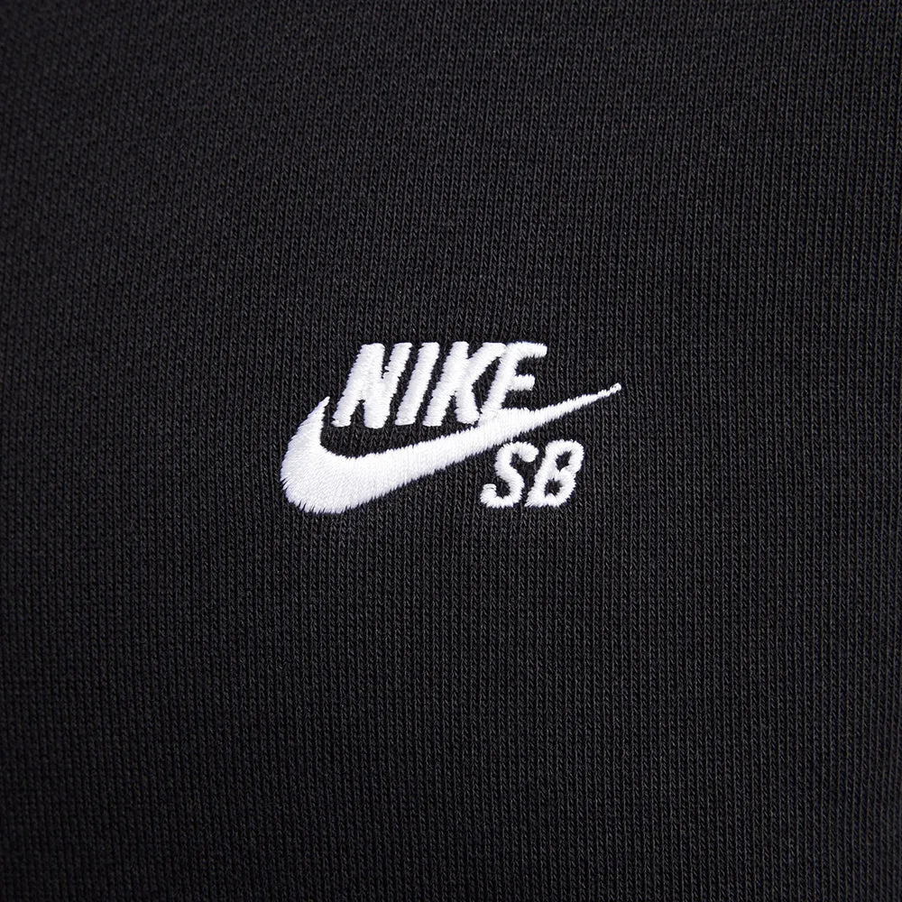 Nike SB Full-Zip Fleece Hoodie Black/White