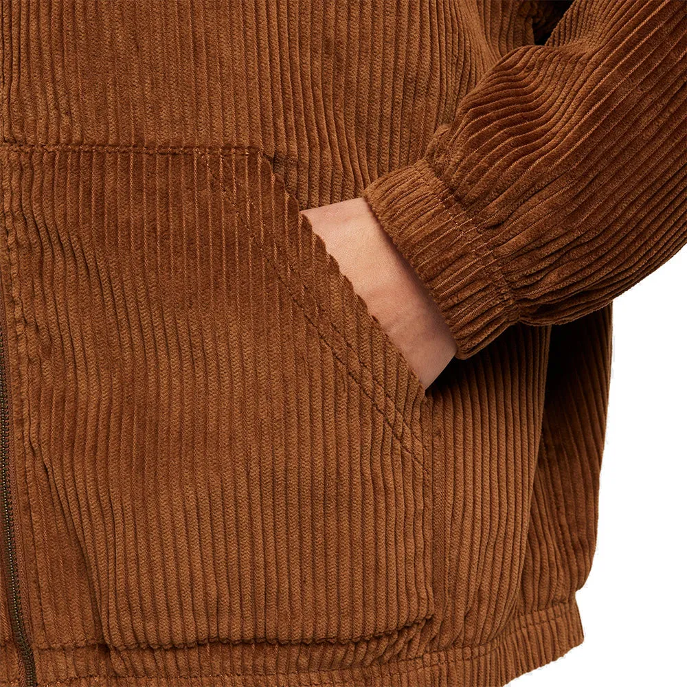 Nike SB Full-Zip Hooded Corduroy Jacket Light British Tan/Armory Navy