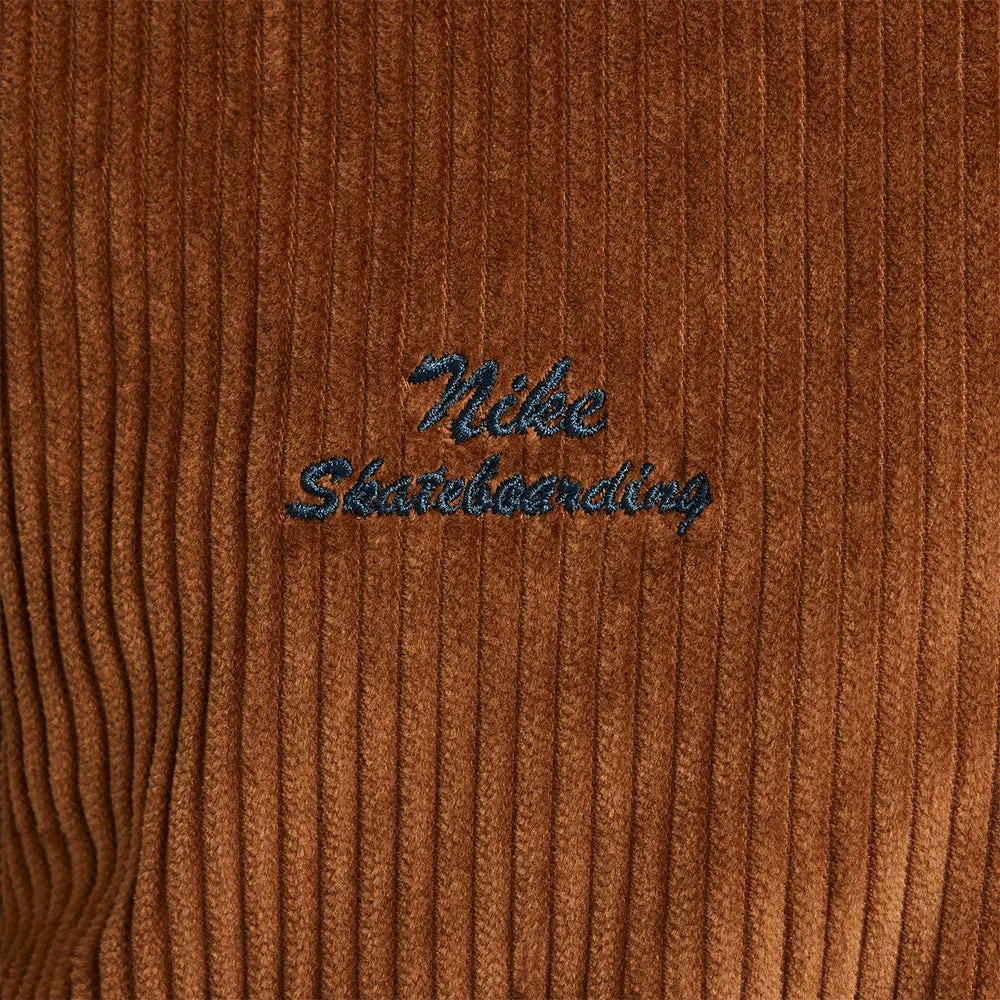 Nike SB Full-Zip Hooded Corduroy Jacket Light British Tan/Armory Navy
