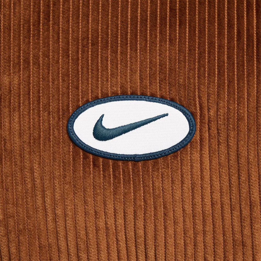 Nike SB Full-Zip Hooded Corduroy Jacket Light British Tan/Armory Navy
