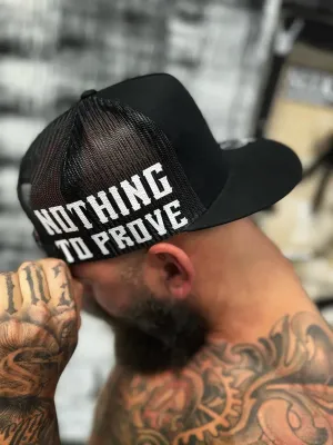 NOTHING SIDE STYLE  BLACK HAT
