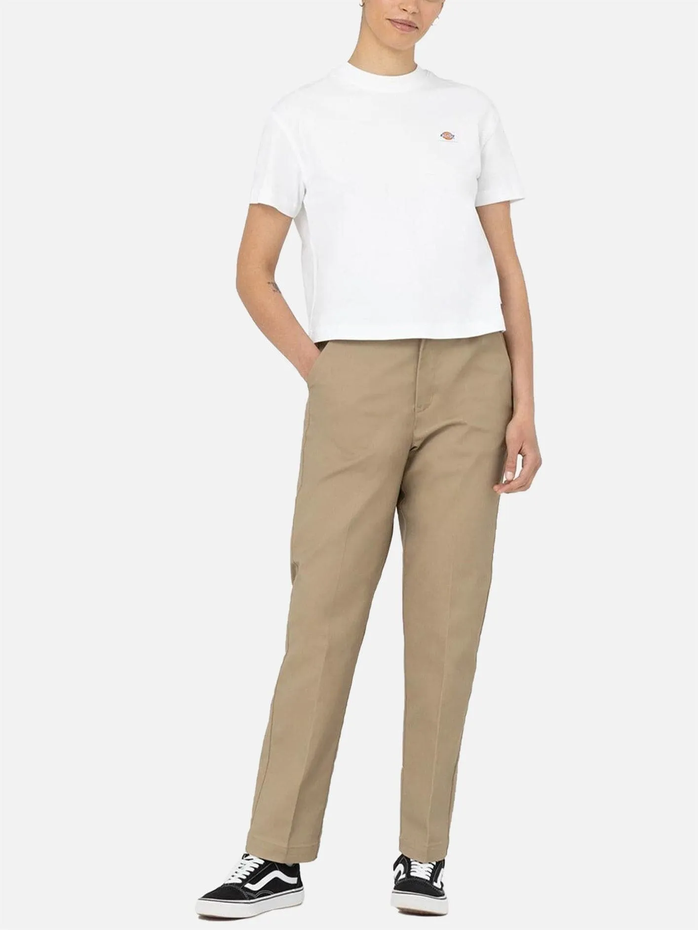 Oakport Boxy Tee - White
