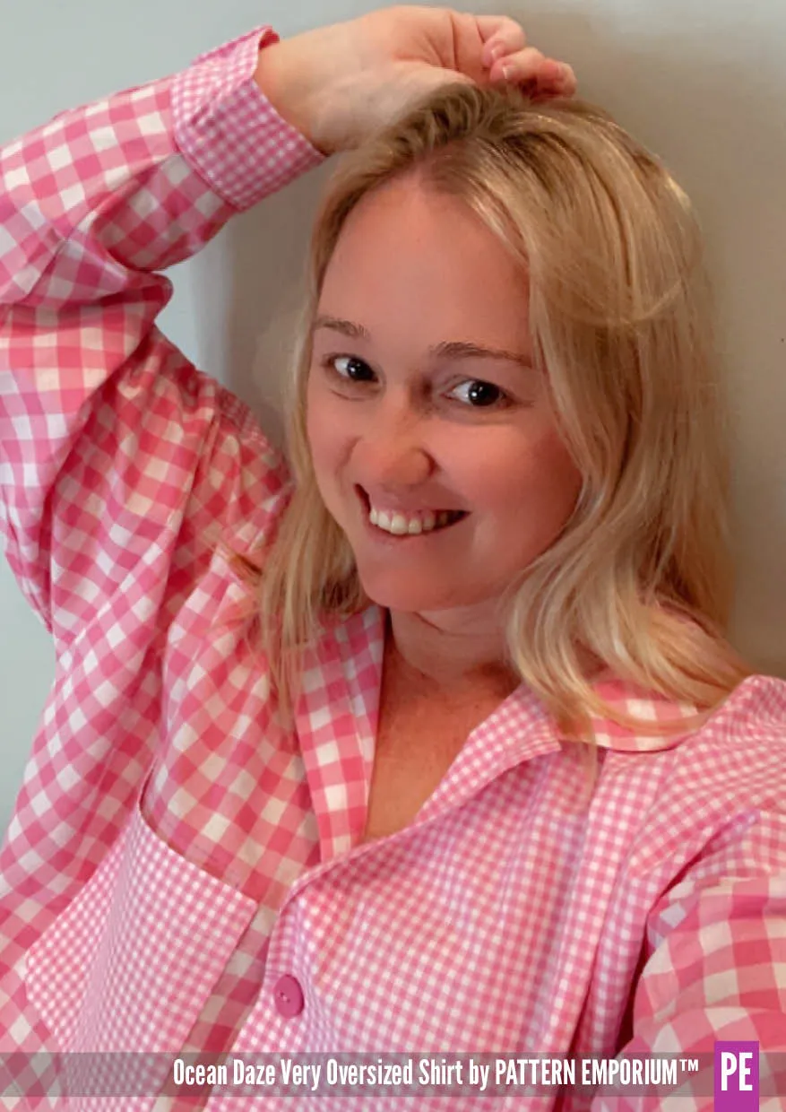 Ocean Daze | Very Oversized Shirt Sewing Pattern