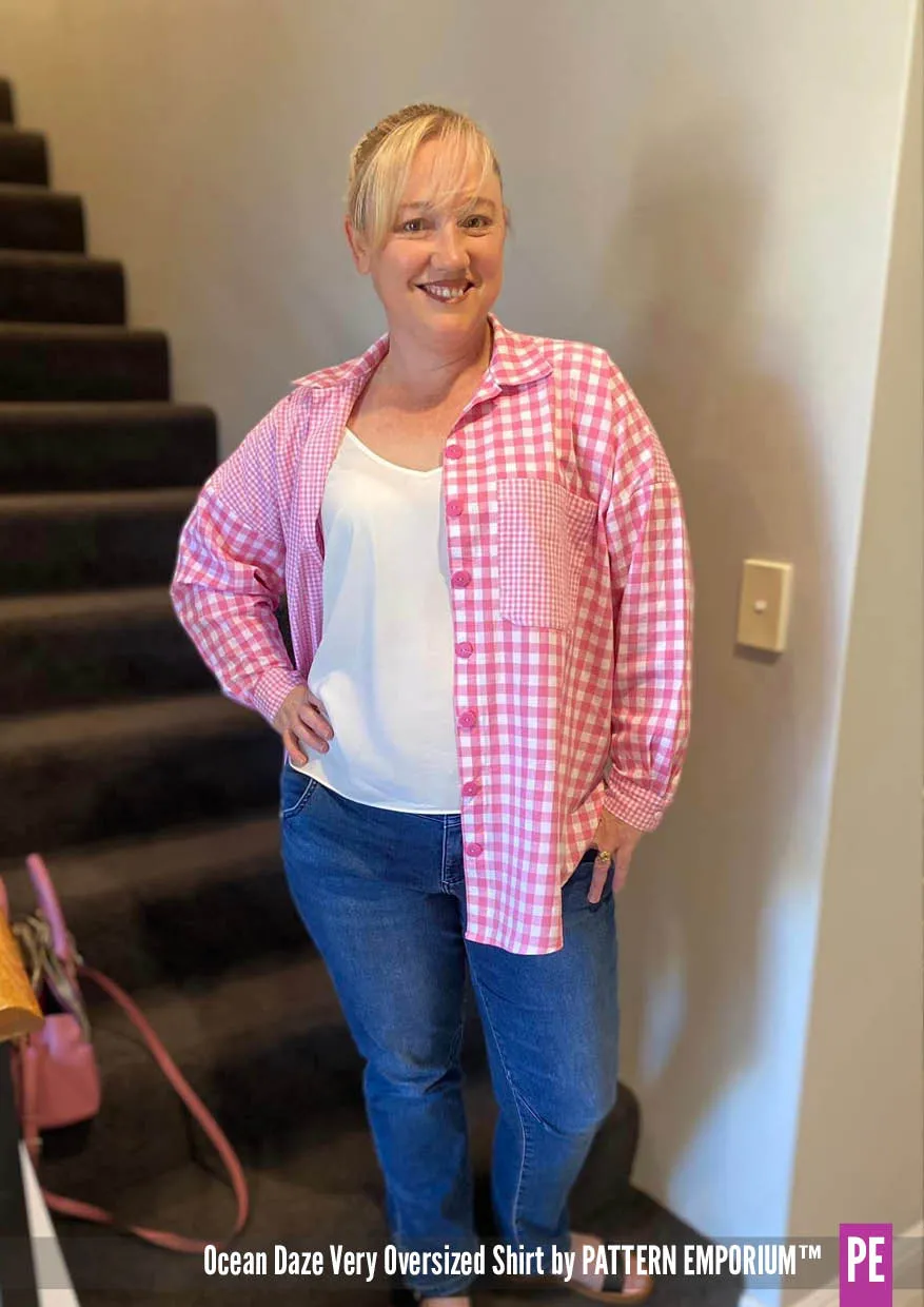 Ocean Daze | Very Oversized Shirt Sewing Pattern