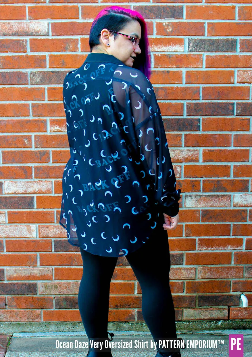 Ocean Daze | Very Oversized Shirt Sewing Pattern