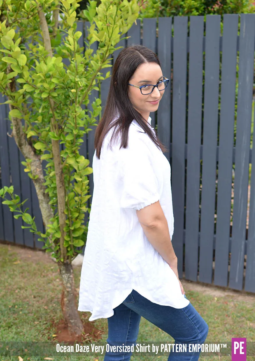 Ocean Daze | Very Oversized Shirt Sewing Pattern
