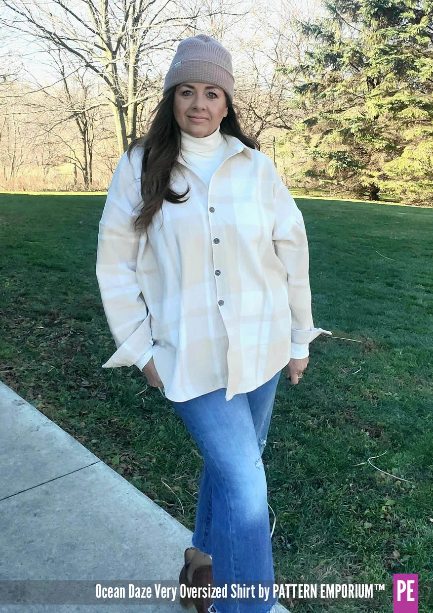 Ocean Daze | Very Oversized Shirt Sewing Pattern