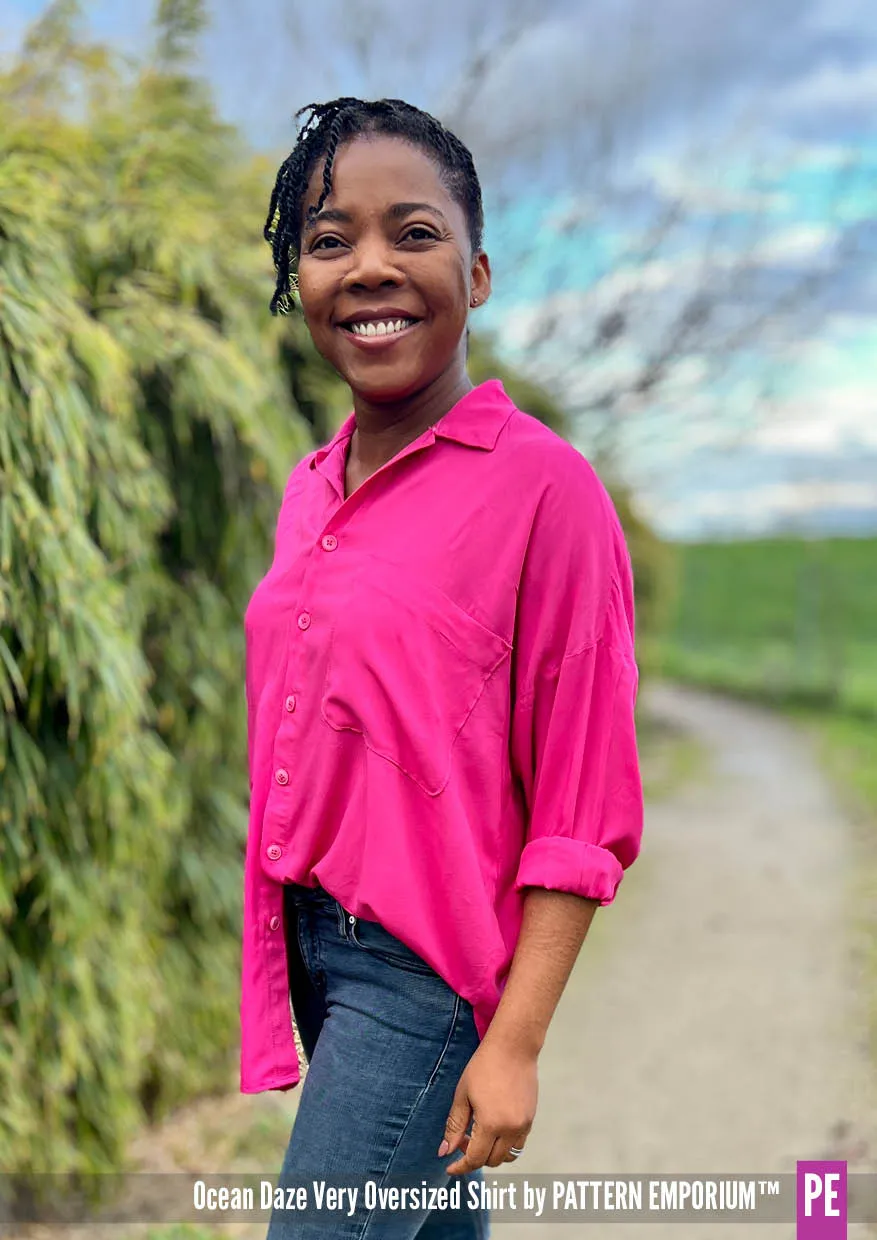 Ocean Daze | Very Oversized Shirt Sewing Pattern