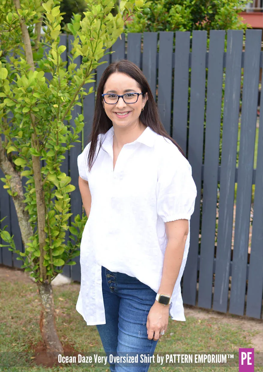 Ocean Daze | Very Oversized Shirt Sewing Pattern