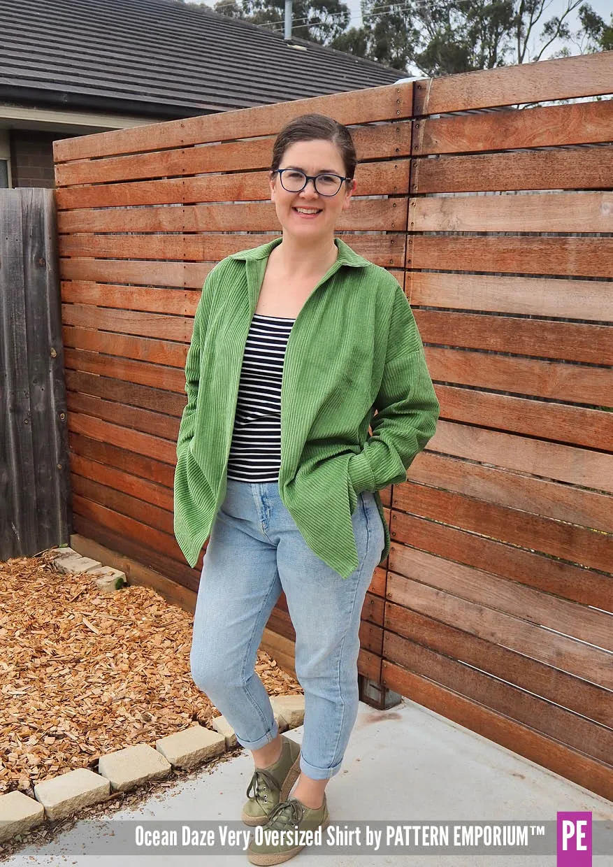 Ocean Daze | Very Oversized Shirt Sewing Pattern