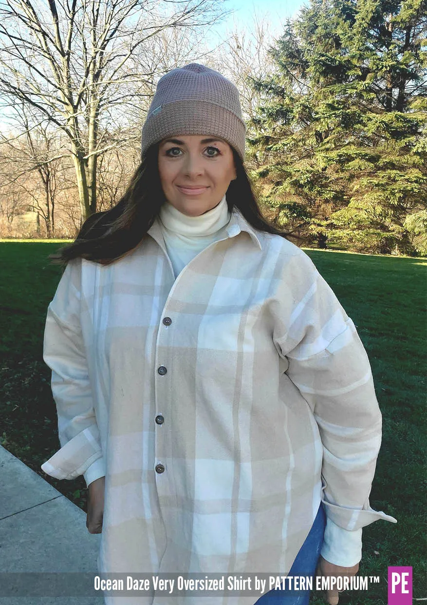 Ocean Daze | Very Oversized Shirt Sewing Pattern