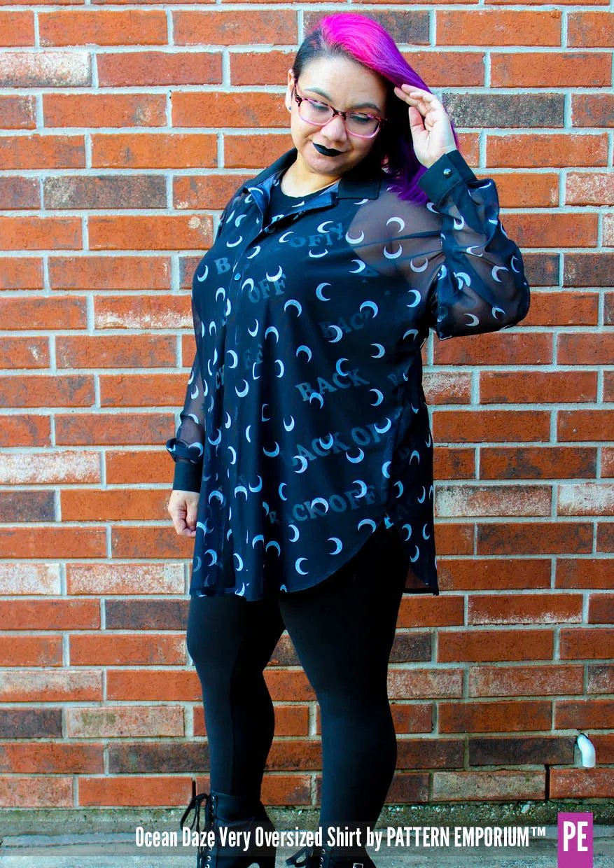 Ocean Daze | Very Oversized Shirt Sewing Pattern