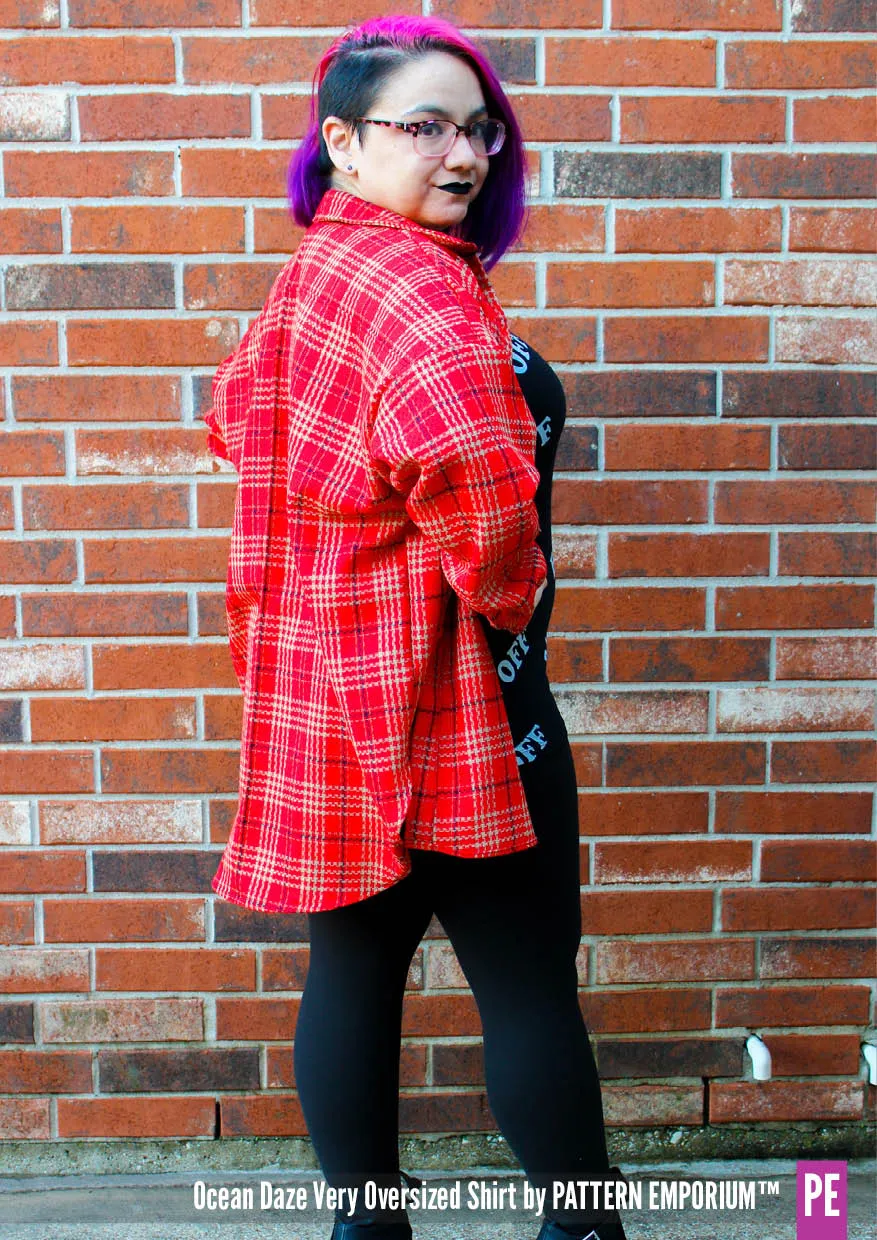 Ocean Daze | Very Oversized Shirt Sewing Pattern