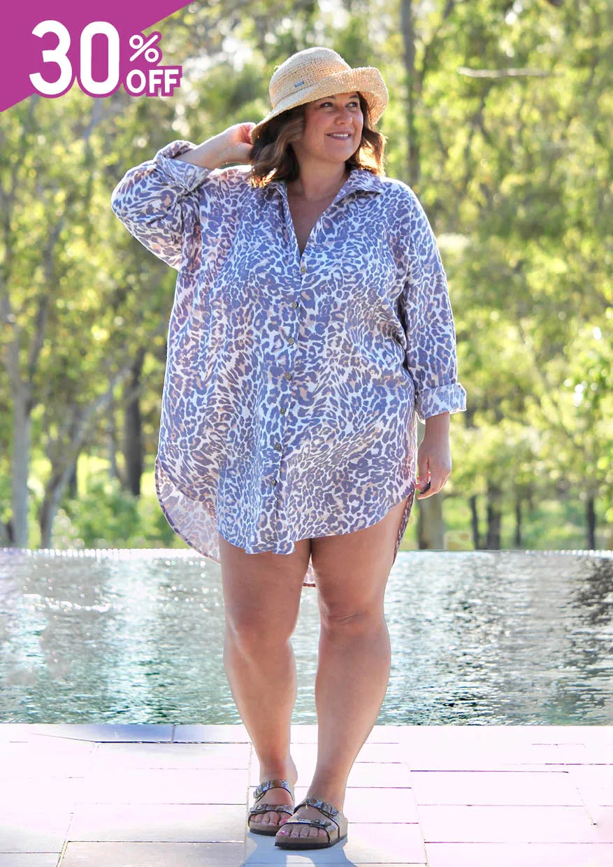 Ocean Daze | Very Oversized Shirt Sewing Pattern