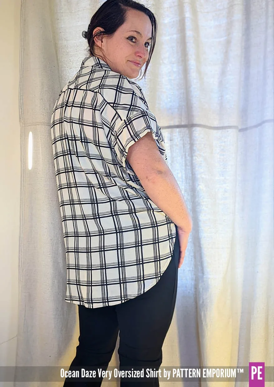 Ocean Daze | Very Oversized Shirt Sewing Pattern