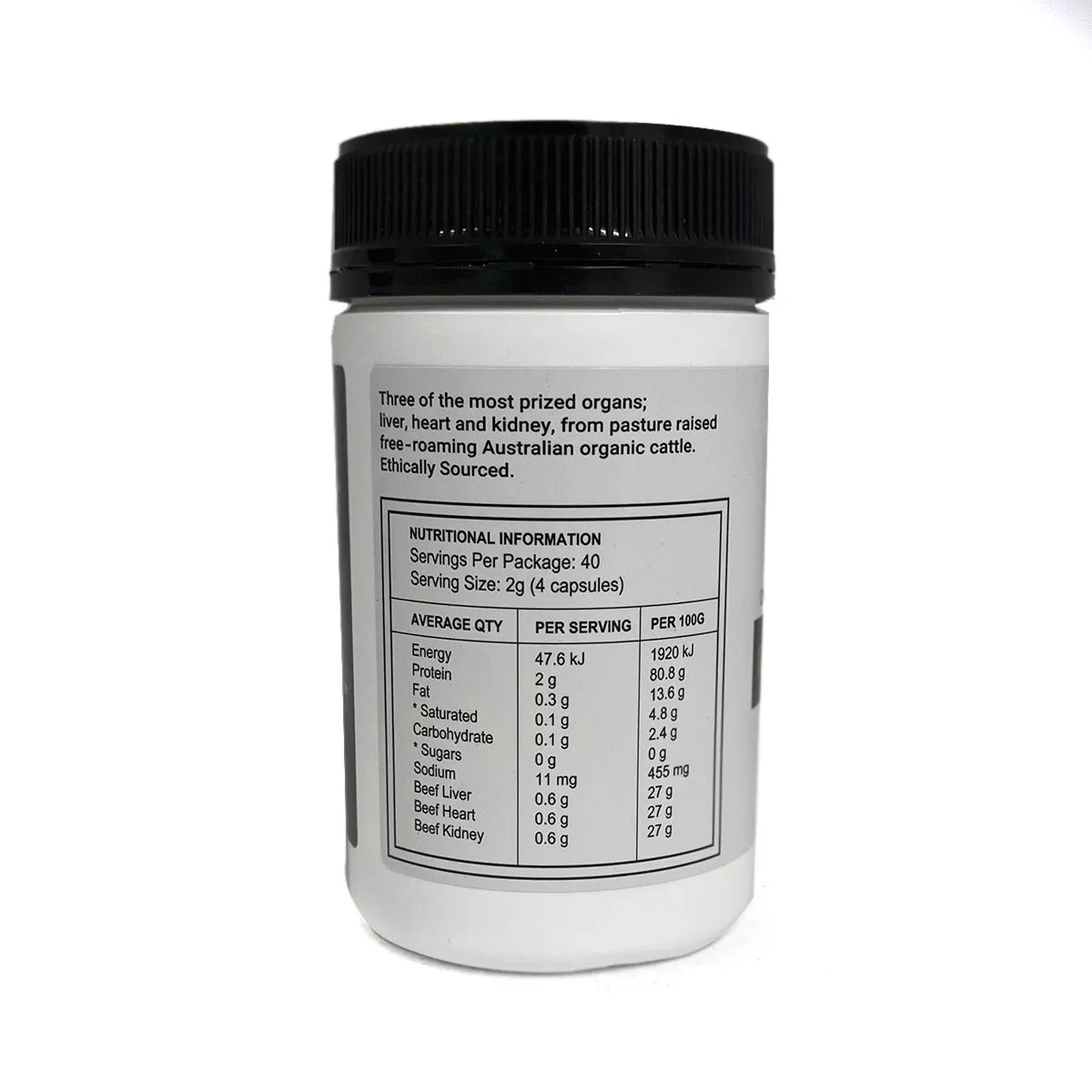 Organic Organ Heart Kidney Liver Complex by Best of the Bone