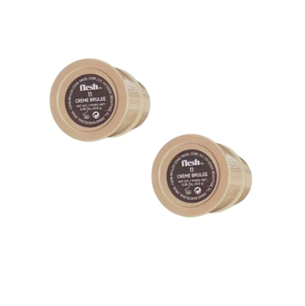 Pack of 2 flesh Firm Flesh Thickstick Foundation, Creme Brulee 11