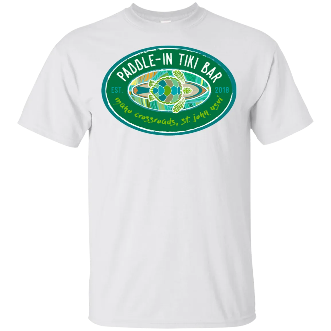 Paddle-In Tiki Bar Cotton T-Shirt
